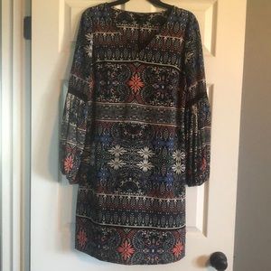 MSK Bell Sleeve Dress